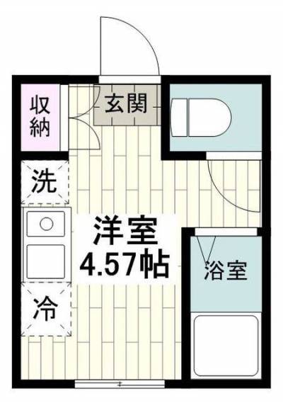バス・トイレ別/収納あり/室内洗濯機置き場完備！