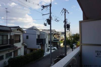 バルコニーからの景観です