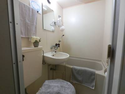 コンパクトはユニットバスでお掃除楽ちん！
