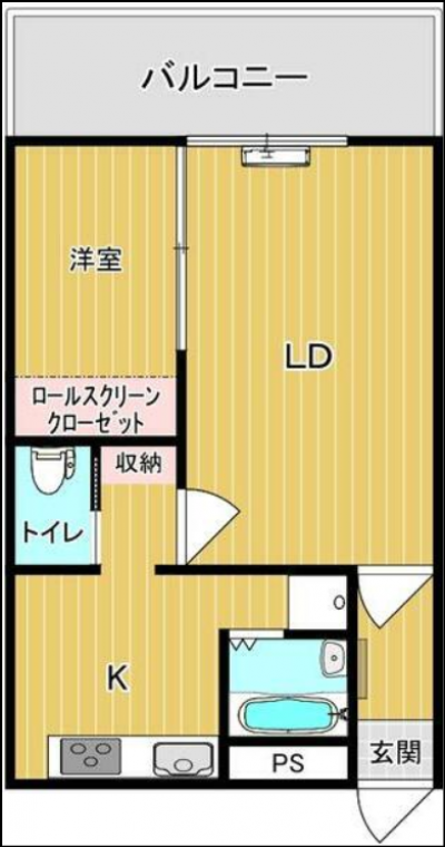 36㎡の広いお部屋です