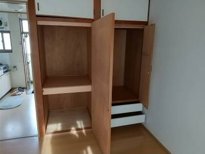 収納は広いため部屋が散らかりにくくなります。