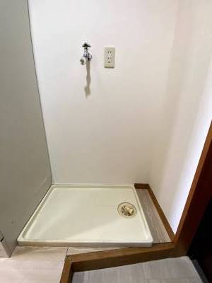 室内洗濯機置場をご利用頂けます。