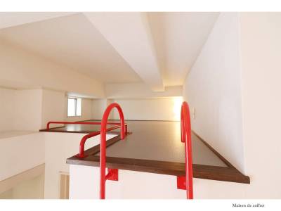 ロフトの照明はリビング側でも消灯できます