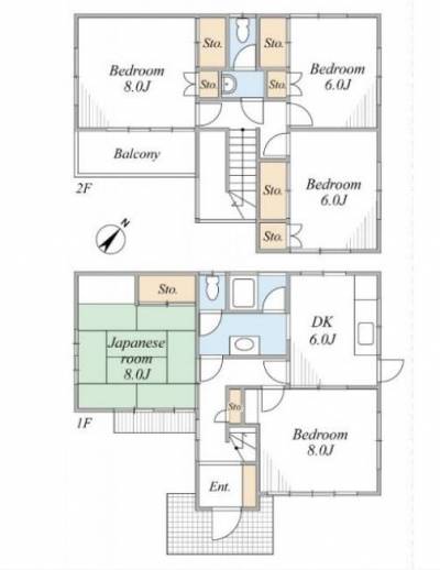 大家族でも子供部屋を確保できます