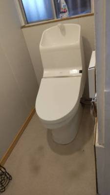 洗浄便座が付いています