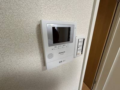 インターフォン付きでセキュリティも安心