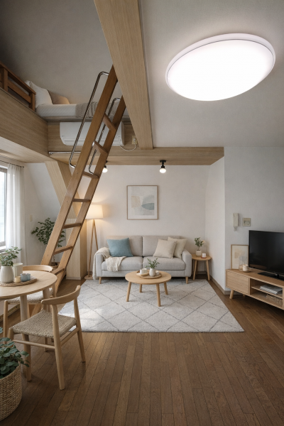 ホームステージングしたお部屋になります（参考301号室）