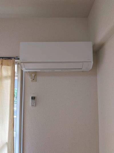 新調エアコンで夏冬安心快適