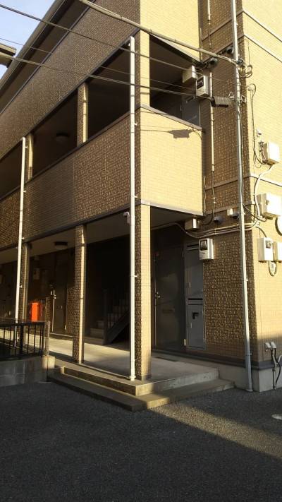 住宅街にあります。
