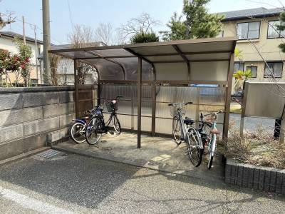 駐輪場があります。