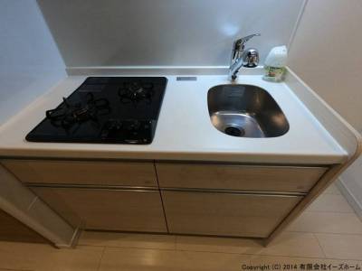 2口ガスコンロ付きです。