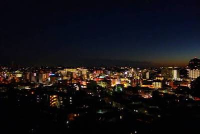 この夜景を見ながら癒しのひとときを&hellip;