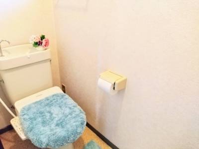 温水洗浄付きの綺麗なトイレ