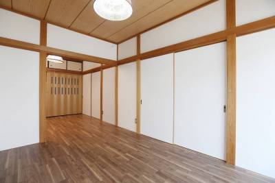 和室を洋室に間取り変更しました。