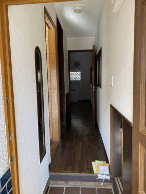 玄関からの風景です