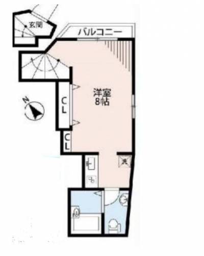 東京都渋谷区 ガーデンズ代々木上原3001の間取り図