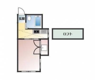 神奈川県座間市 サンファン座間201の間取り図