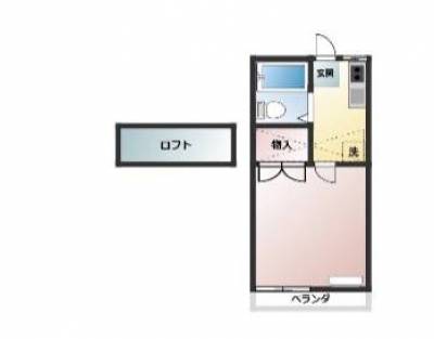 神奈川県座間市 サンファン座間202の間取り図