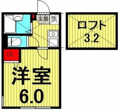 南西向き日当たり良好！バストイレ別、ロフト付で広々！