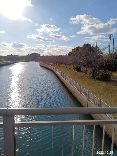 ゆったり、さわやかな散歩コース遠賀川水系運河