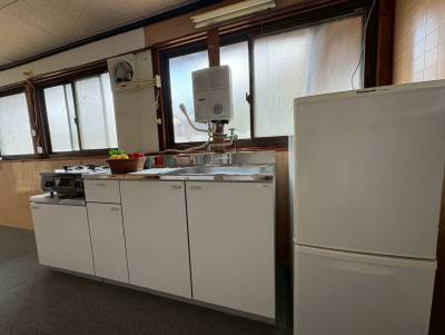 新設したキッチンなのでとても綺麗です