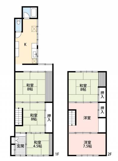 6Kの広々間取り！
