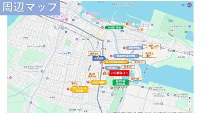 少しサイズが小さいですが周辺のスポットマップです