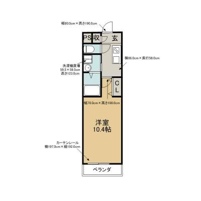 使いやすい、広々したお部屋です！