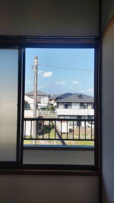 お部屋から富士山見えます