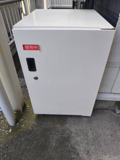 専用で使える大きな宅配ボックス