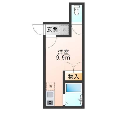 三方窓で隣室もなく、静かで明るいお部屋。