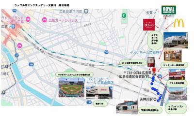 物件周囲の近隣施設マップ
