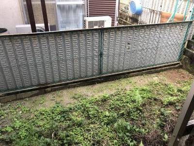 中庭あり。家庭菜園にいかがですか
