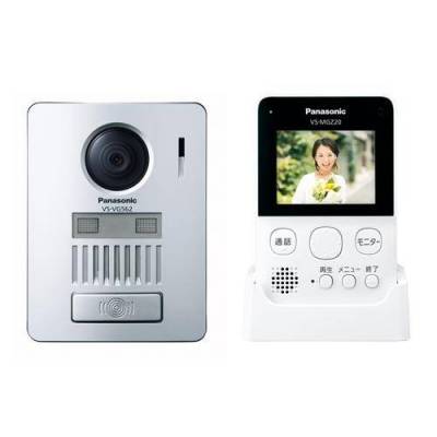 モニター付きワイヤレス・ドアホンは、寝室にも持ち運びOK