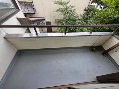 広々ベランダ、たっぷり洗濯物が干せます！