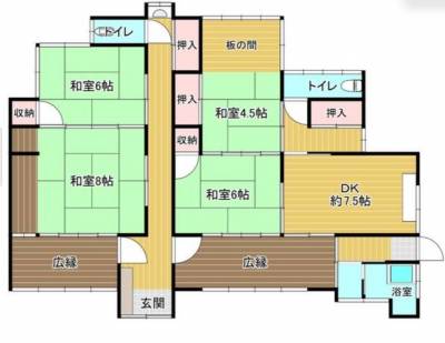 ひろーい平屋戸建
