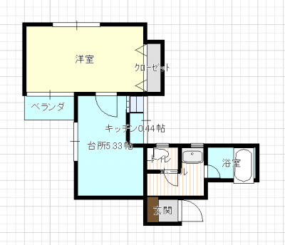 シェラハウス101号（静岡県静岡市葵区）の間取り図