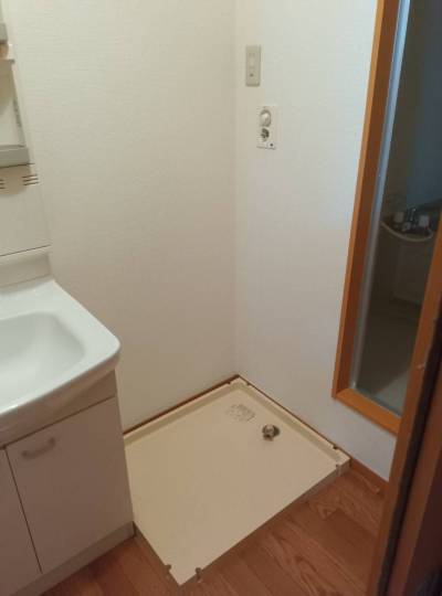 室内洗濯機置き場です。
