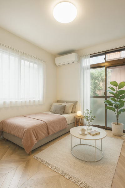 女性インテリアのイメージ写真（AI使用）