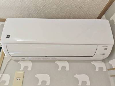 エアコン新品交換予定