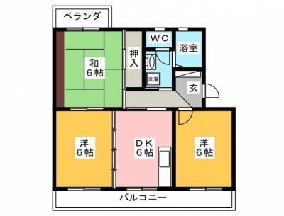 静岡県富士宮市 トレジャーユアセルフ１０５の間取り図