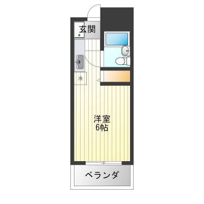 東京都八王子市 ログラールⅠ105の間取り図