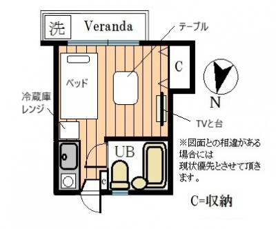 家具家電付きのお部屋