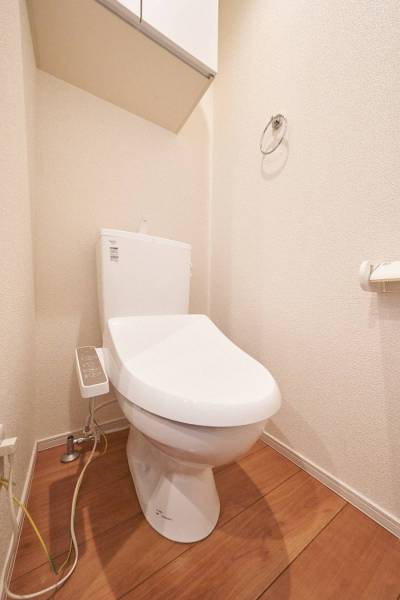 トイレもピカピカで清潔感にあふれています