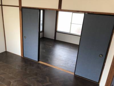 ２階は襖で仕切り２部屋あります。（エアコン新設予定）