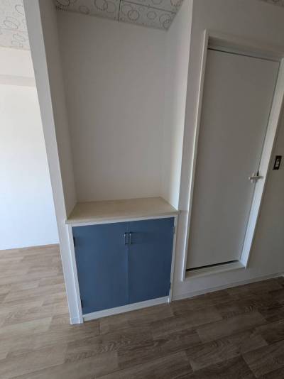 小物を入れる収納付