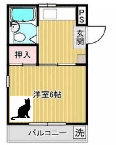 角部屋なので、ネコちゃんと一緒に暮らせます♪