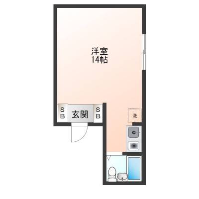 大阪府大阪市大正区 プチトマト402の間取り図