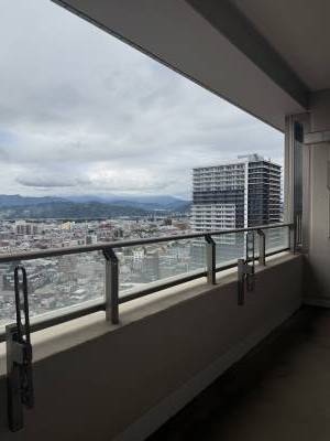 広いベランダ
