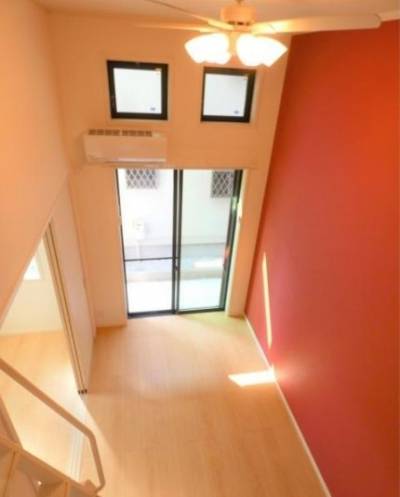 ロフトからの景色
とても明るいお部屋です